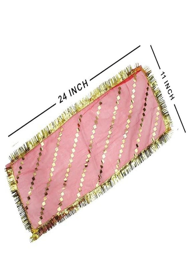 GLAN Navratri Gifting Items for Kanjak Boys and Girls On Kanya Pujan (Set of 12 Plates and 9 Chunari) Pack of 1 - Image 3